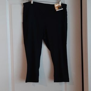 Capri High Waist Tights, with Pockets